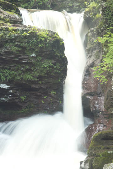 Over-exposed waterfall picture