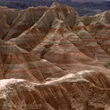Painted desert texture