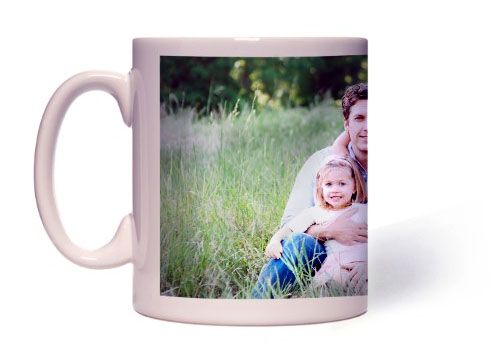 Personalized family portrait mug