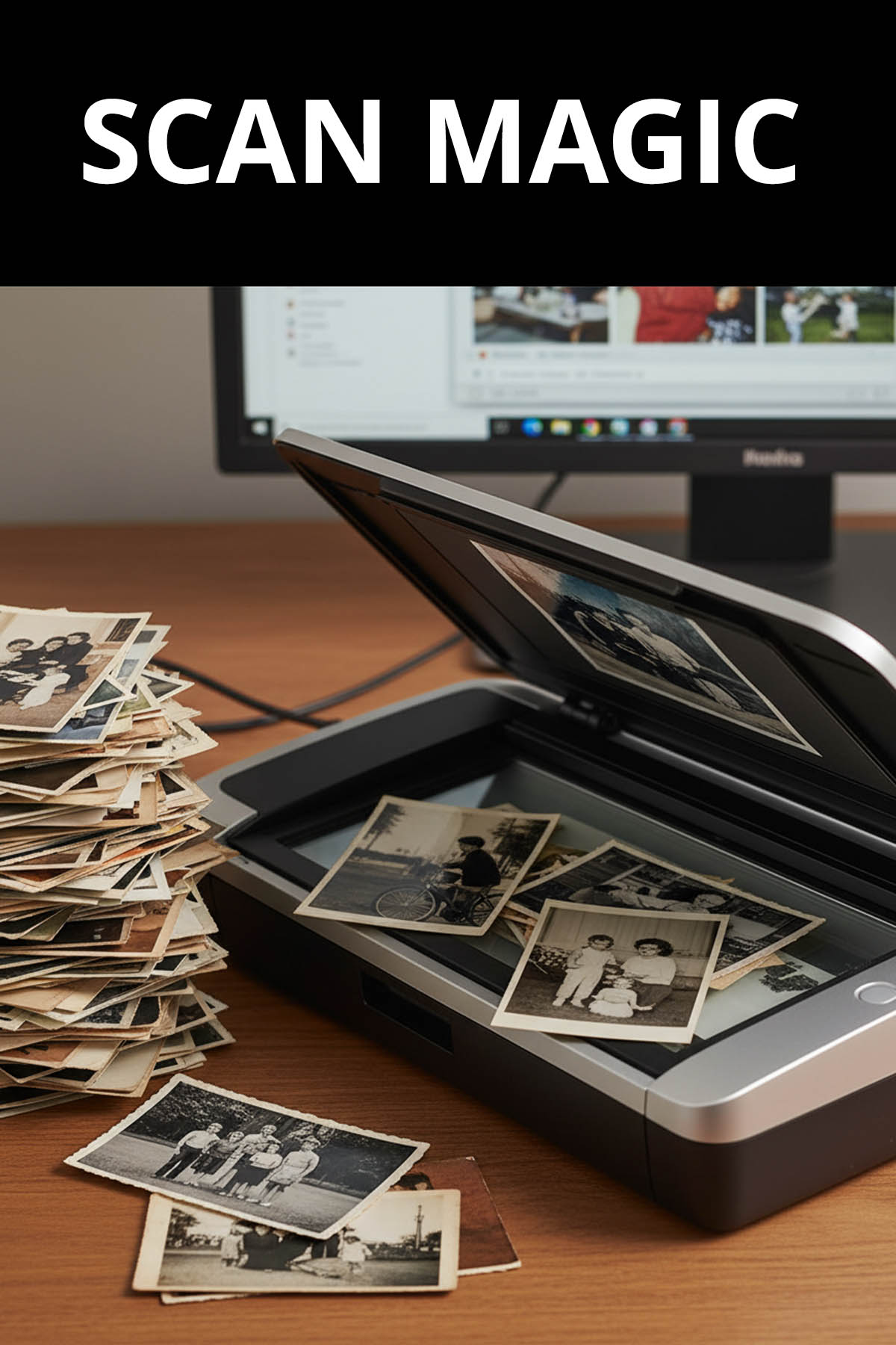 Photo scanner and family photos