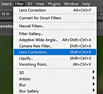 PhotoShop Fix for chromatic aberration