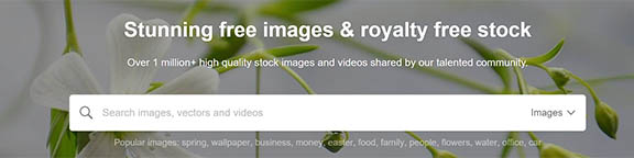 pixabay image search screenshot