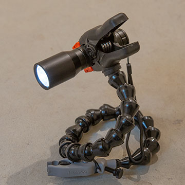 flashlight holder