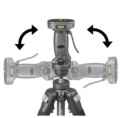 Quick adjusting tripod heads are great for making small adjustments in your framing and for going from horizontal to vertical.