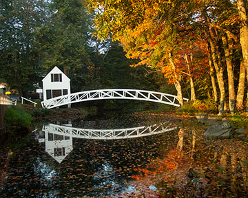 Sommesville bridge reflection