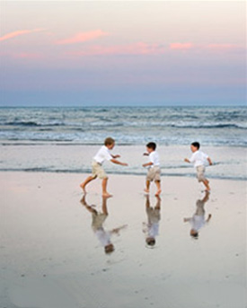 reflection beach photo