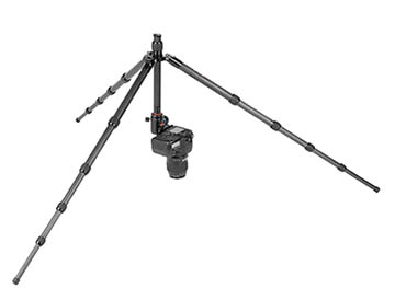 Reversible center column tripod