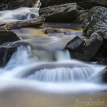 long shutter speed waterfall blur