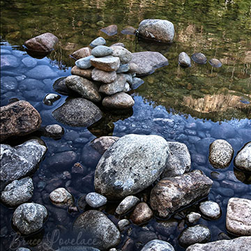 rock textures saco river