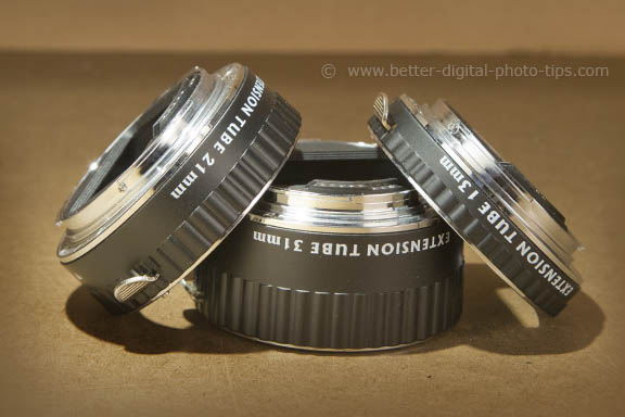 macro photography extension tubes