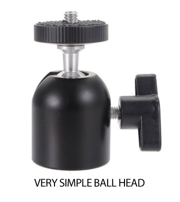 simple ball head