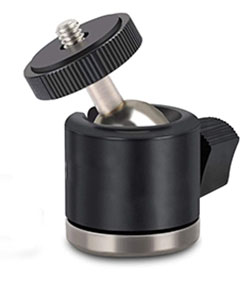 Small tripod ball head