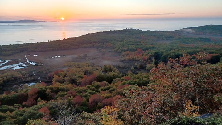 Sunrise from the Precipice Trail