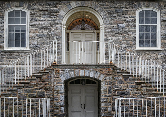 Stone Facade and Railings - Penn State