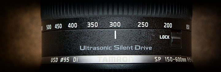 Tamron 150-600mm Zoom Lens Markings