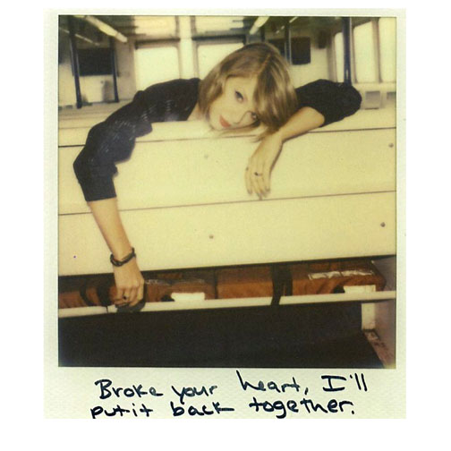 Taylor Swift Polaroid print