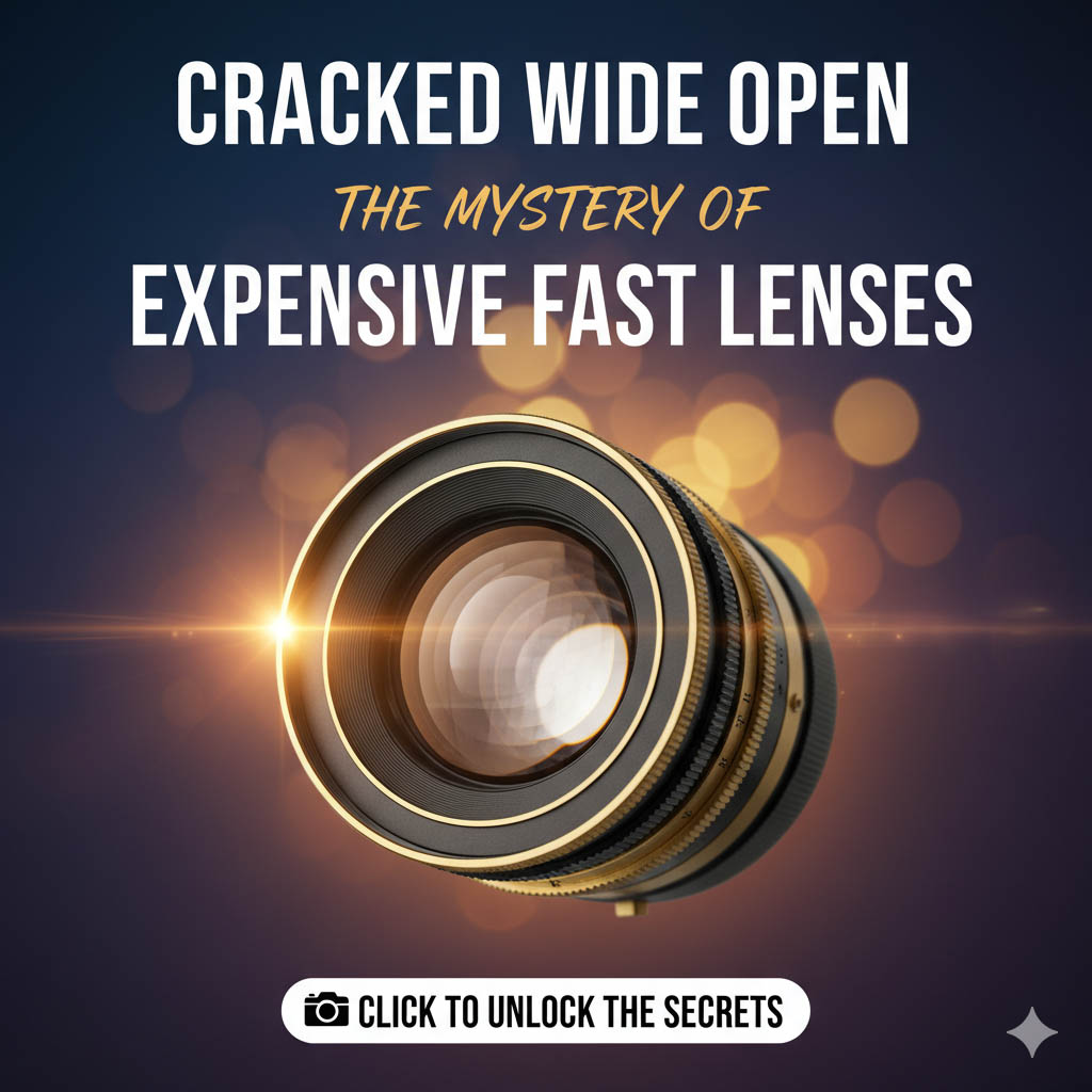 Why fast lenses are expensive