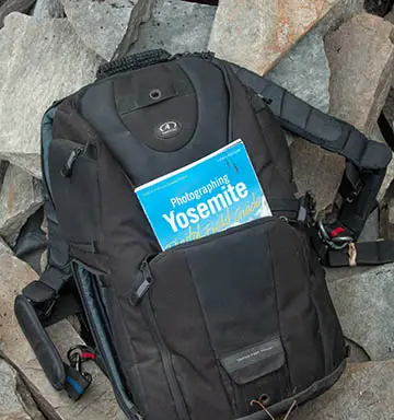 yosemite travel book backpack